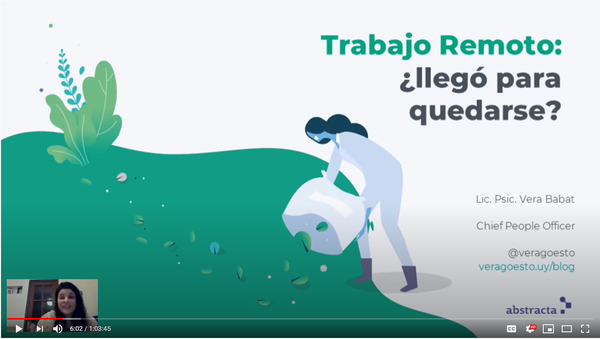 El trabajo remoto