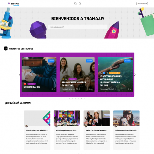 Lanzamiento Trama.Uy