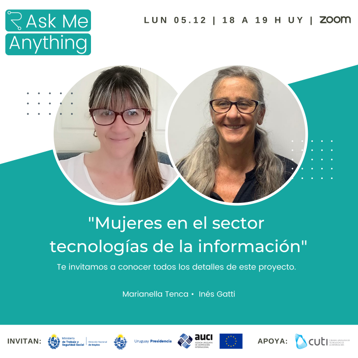 Encuentro Ask me anything Proyecto Mujeres en el sector tecnologías de la información